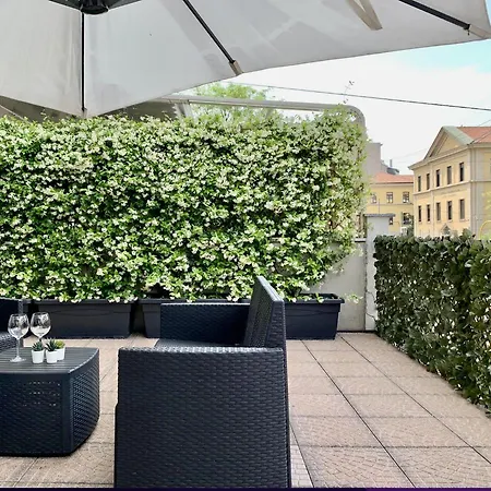 Bright Terrace In