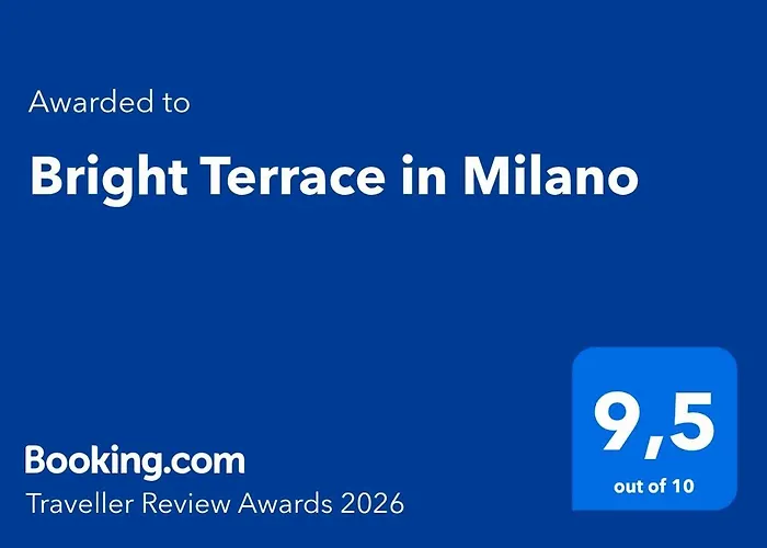 Bright Terrace In Mediolan